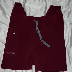 SMALL/TALL high waisted figs scrub joggers